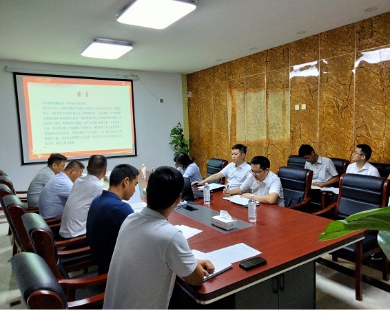 沈時(shí)東督導(dǎo)泗縣項(xiàng)目黨支部黨史學(xué)習(xí)教育專題組織生活會(huì)